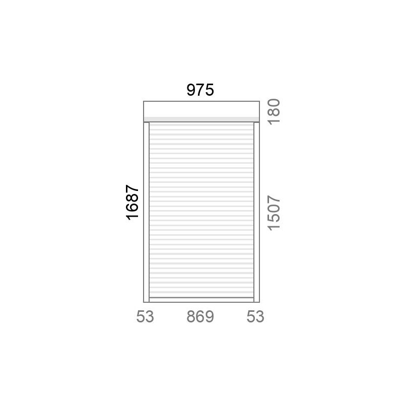 small-Volet roulant rénovation motorisé solaire radio A-OK L980 x H1690