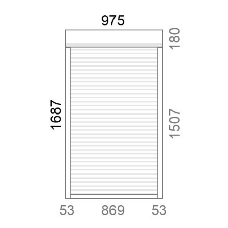 Volet roulant rénovation motorisé solaire radio A-OK L980 x H1690