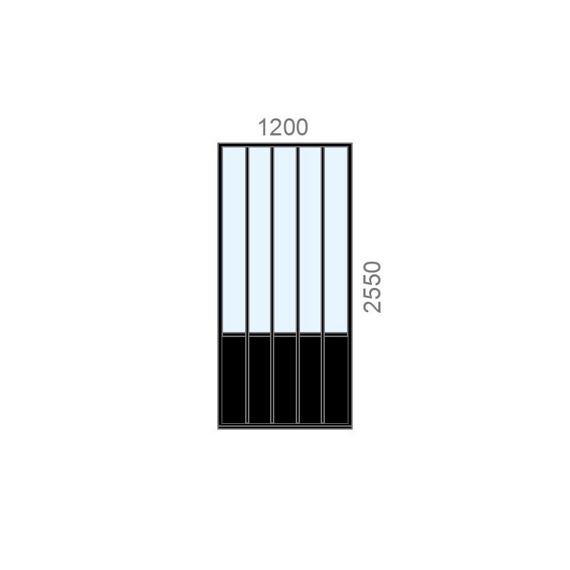 small-Cloison verrière sur mesure atelier L1200 x H2550