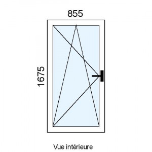 Fenêtre Alu OB 1 vantail...