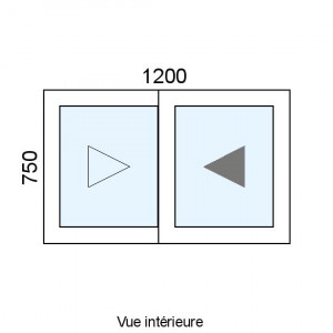 Fenêtre coulissante Alu 2...