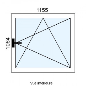 Fenêtre PVC plaxé OB 1...