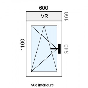 Fenêtre PVC plaxé OB 1...