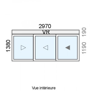 Fenêtre coulissante Alu 3...