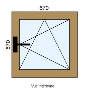 Fenêtre PVC plaxé OB 1...