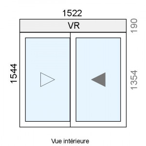 Fenêtre coulissante Alu 2...